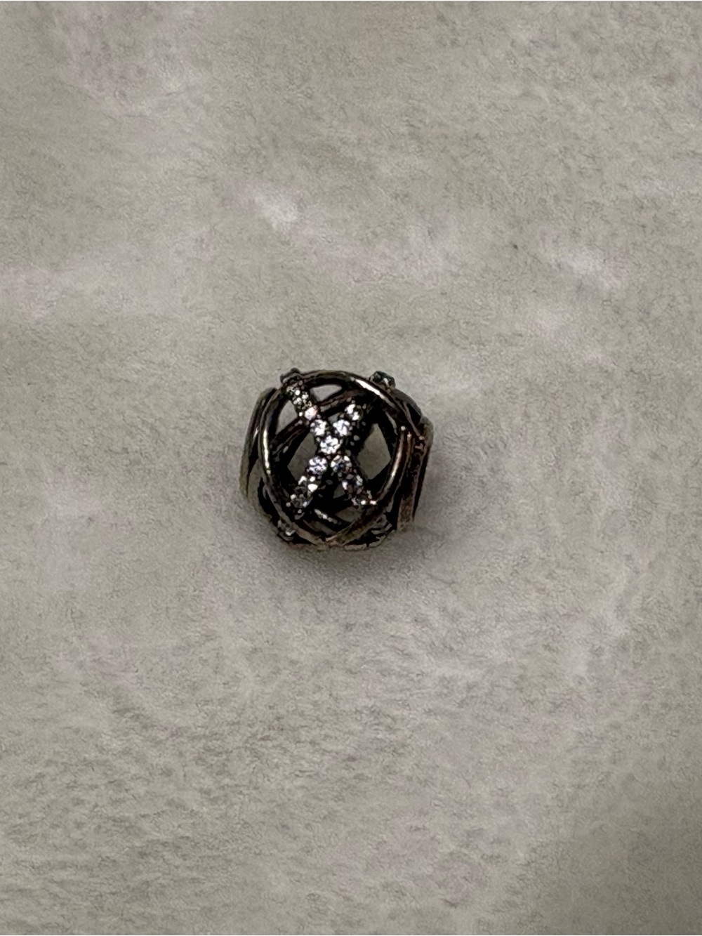 Authentic Pandora Galaxy Openwork Charm 791388CZ Retired Sterling Silver CZ Rare - Picture 5 of 11